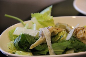 Salad with Roasted Artichoke