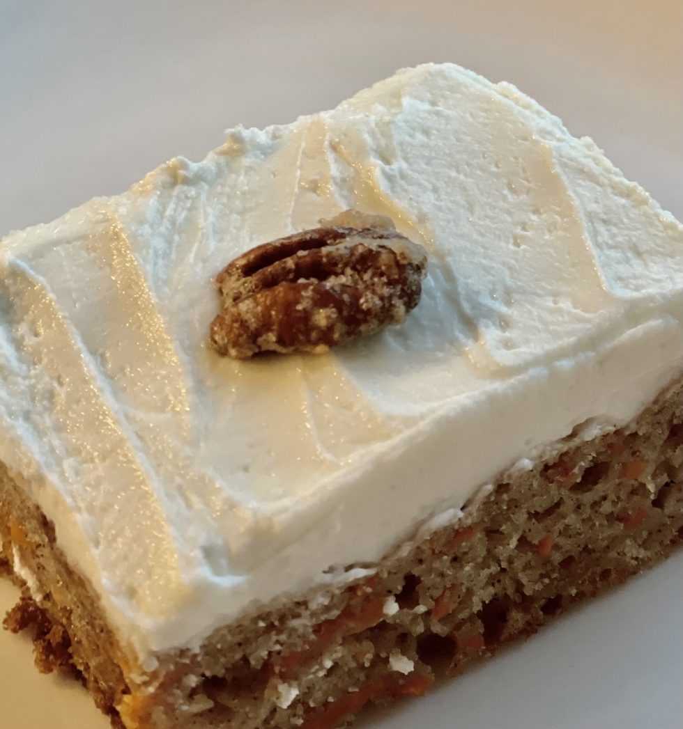 LowFat Carrot Cake with Yogurt Cream Cheese Frosting Discover Finer