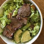 chipotle steak and avocado salad