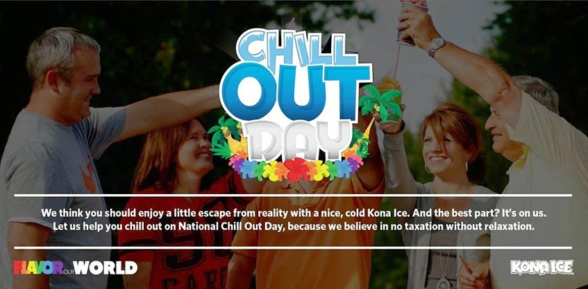 Chill Out with free frozen Kona Ice