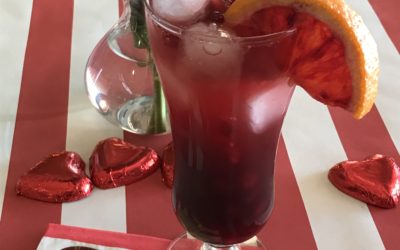 Cranberry and Blood Orange Cocktail with Pomegranate Tequila